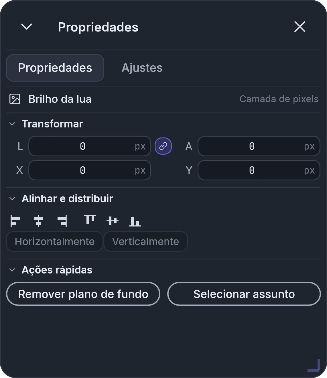Janela Propriedades do {{name}}